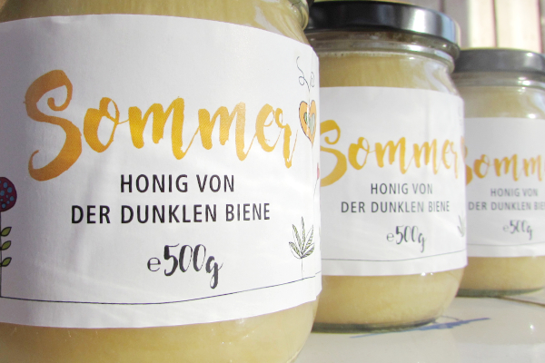 Honig von der Dunklen Biene